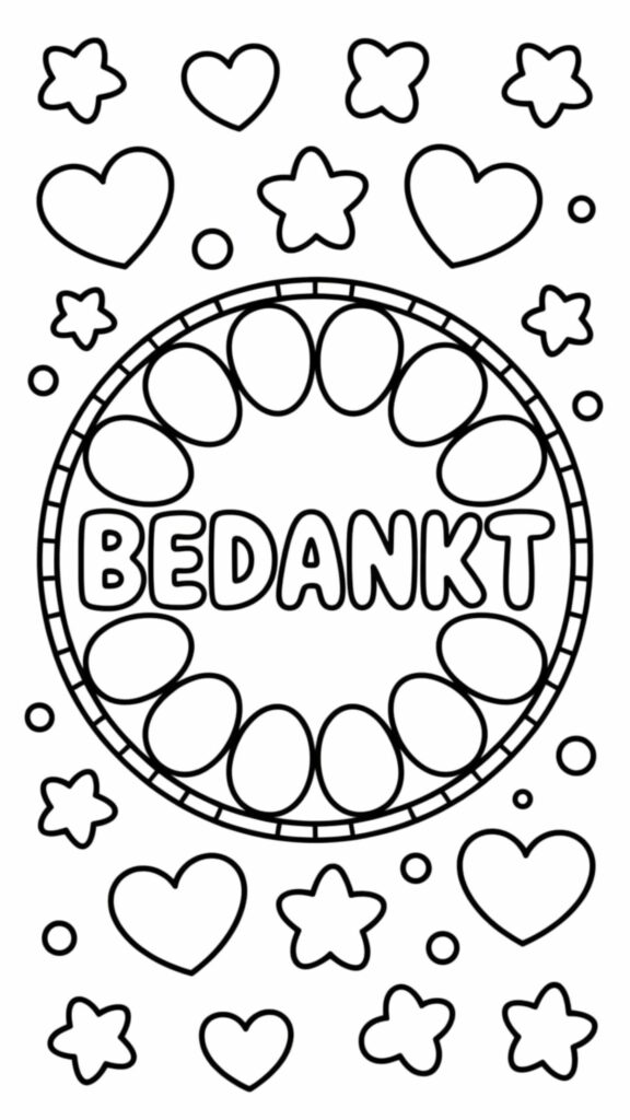 free printable thank you coloring sheets