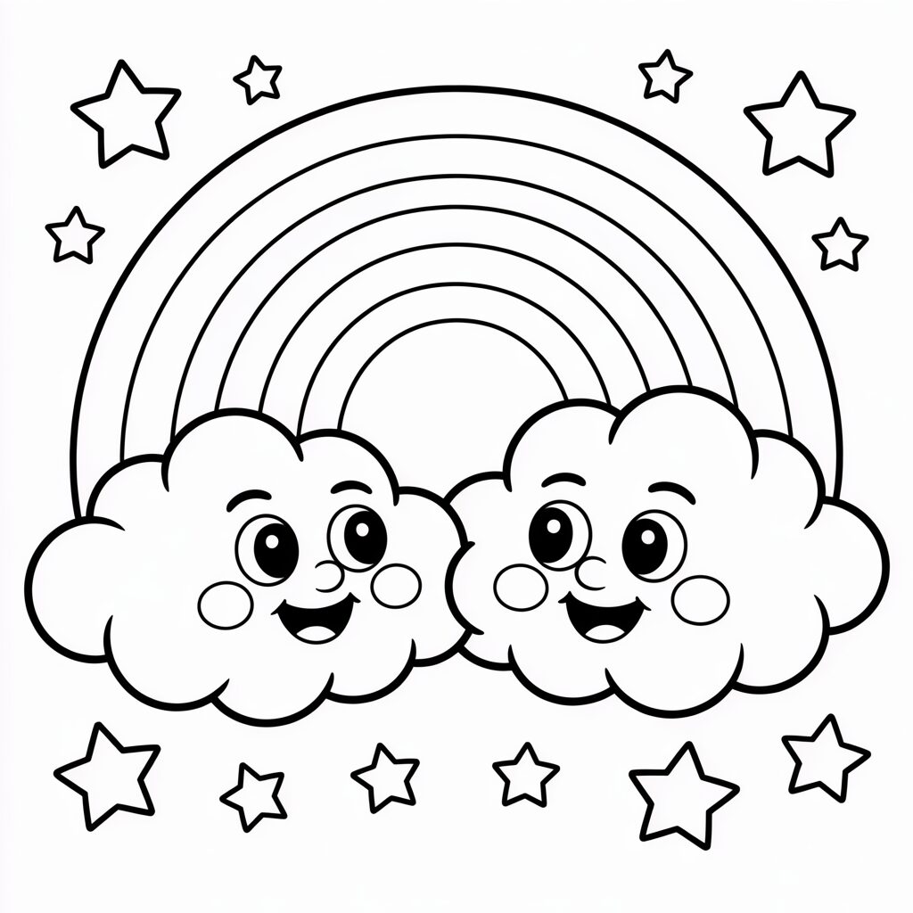 best friends coloring page
