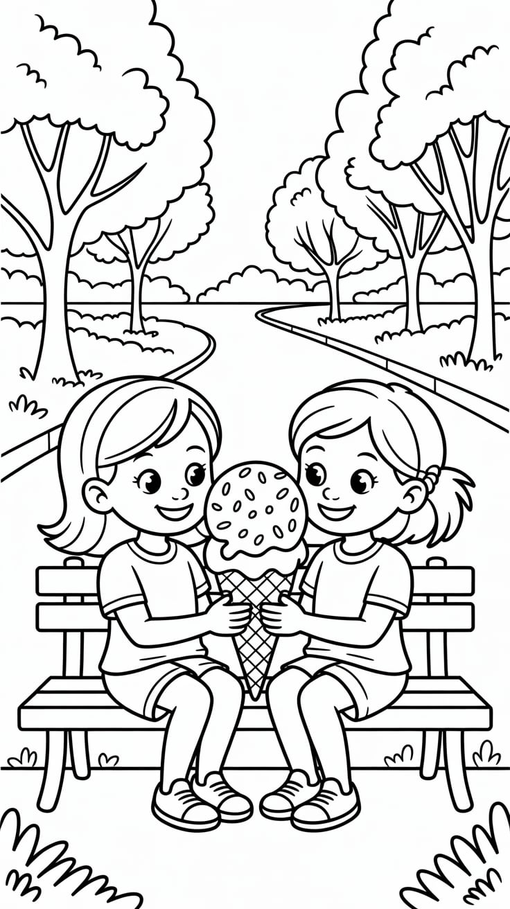 friendship bff coloring pages