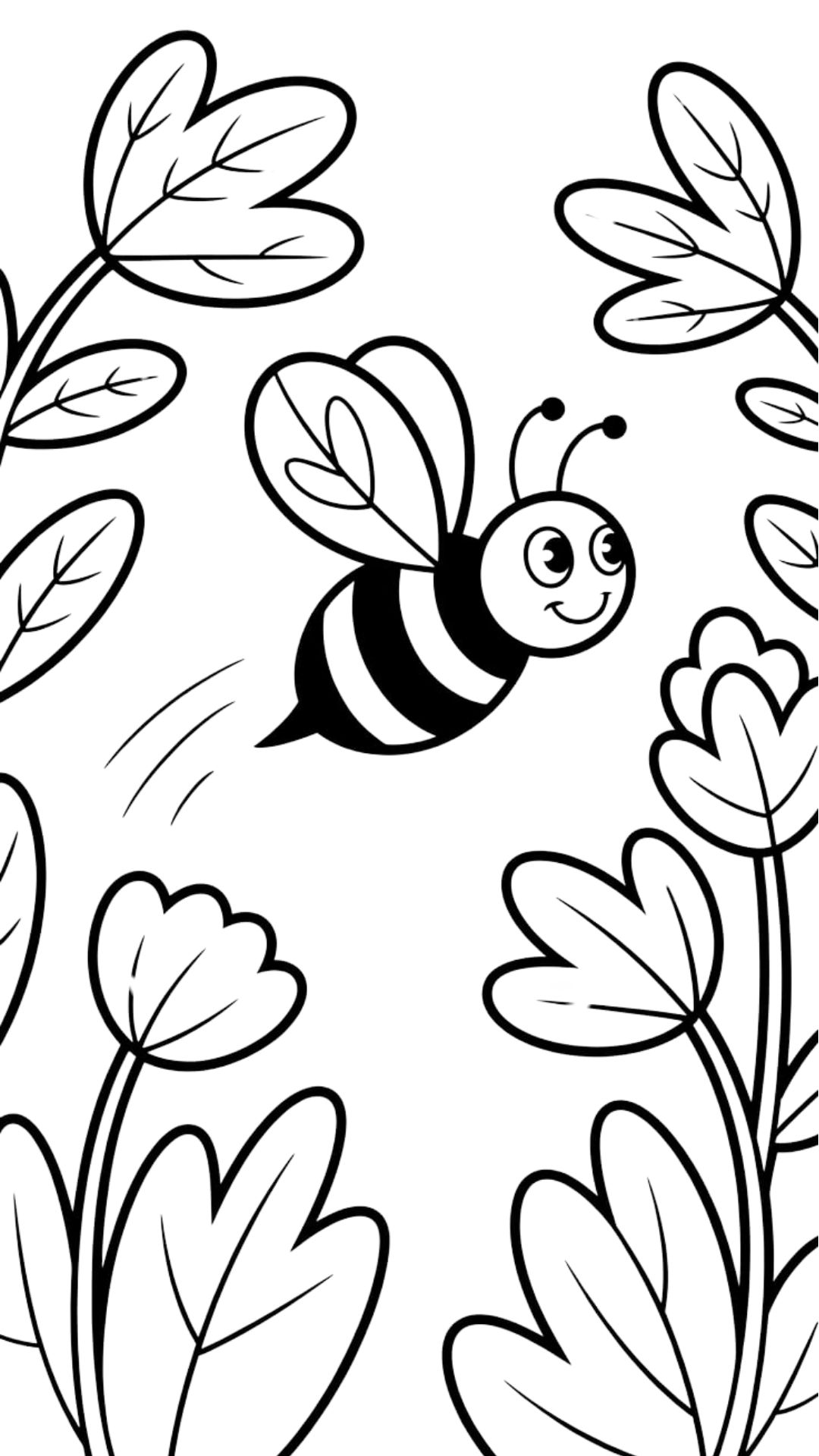 bee coloring book