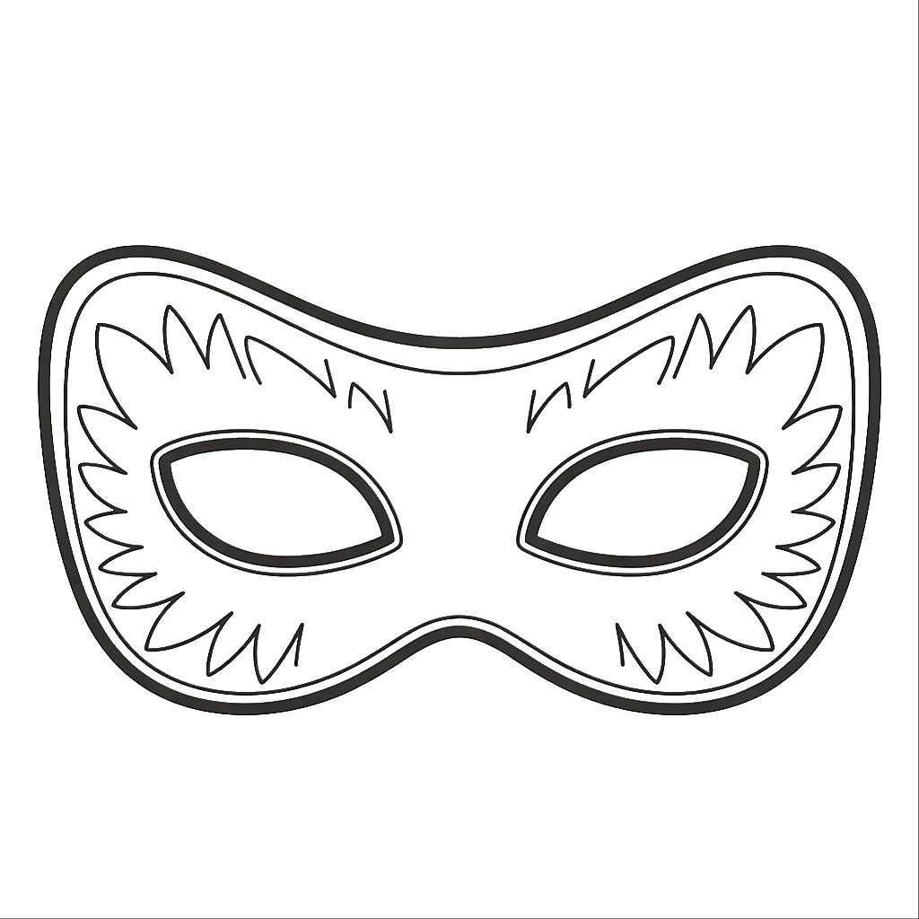 day of the dead mask coloring page