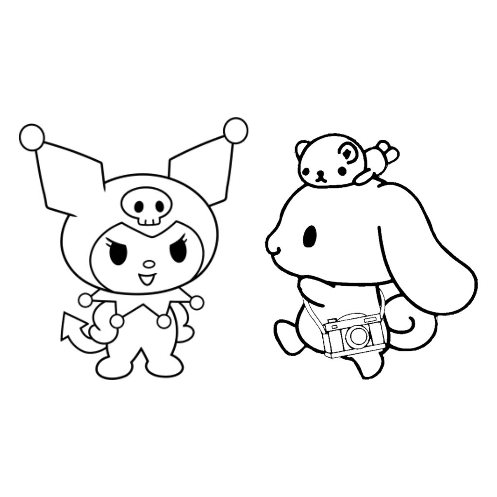 cinnamoroll sanrio coloring pages