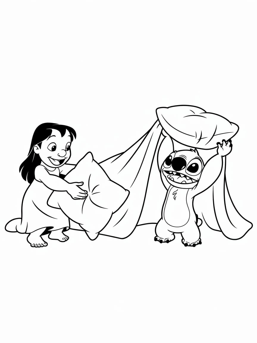 coloring book lilo and stitch