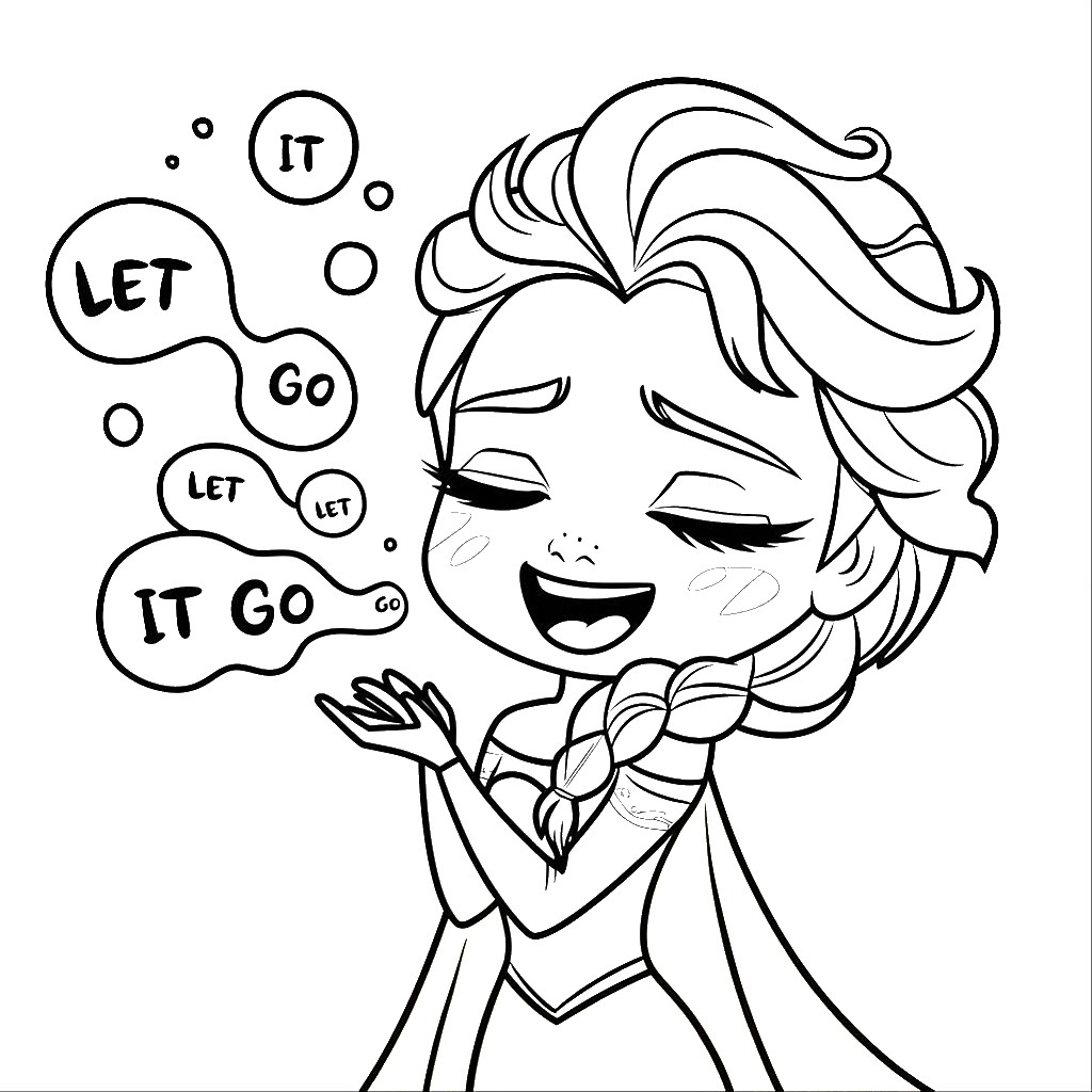coloring sheets elsa