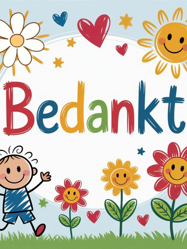 ​Kleurplaat Bedankt​