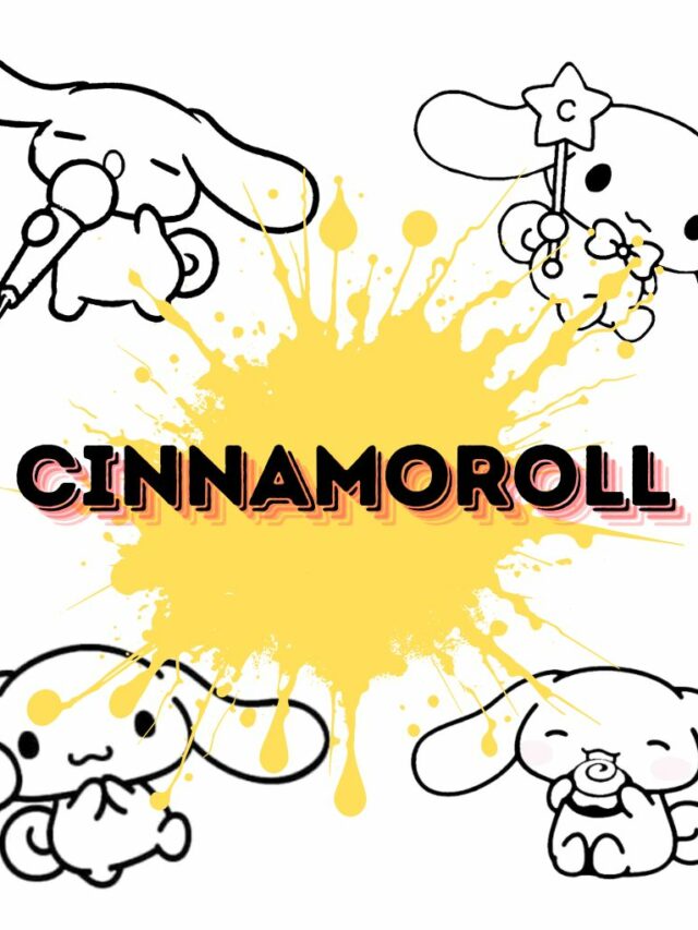 Cinnamoroll kleurplaat​