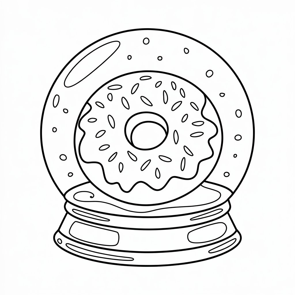 coloring pages donuts