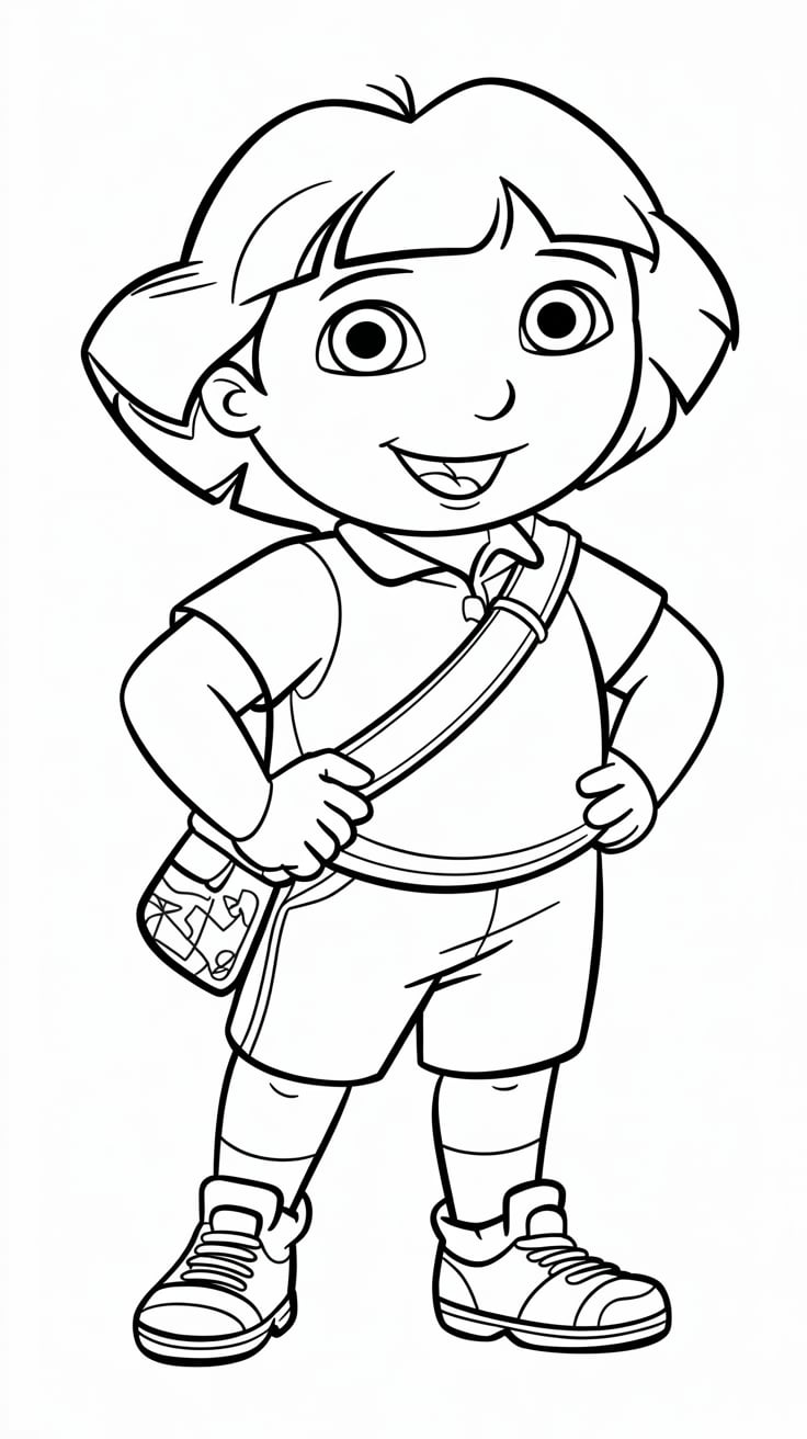 dora coloring book