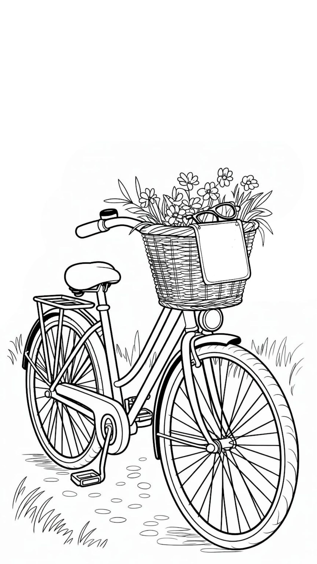 Bicycle Coloring Pages