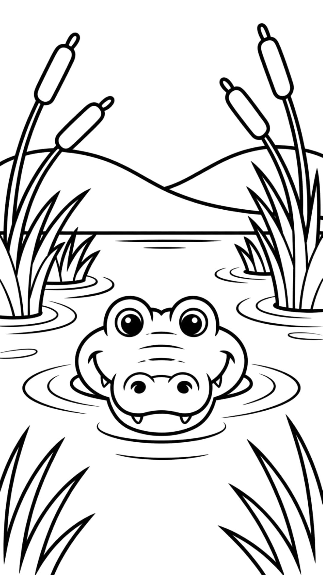 crocodile color sheet