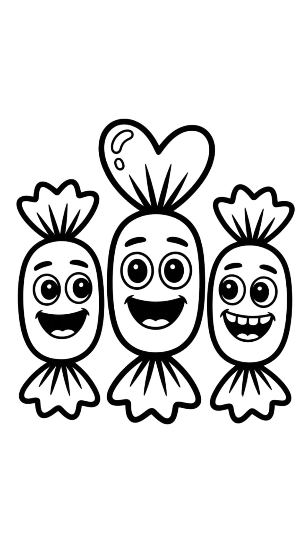 candy coloring sheets