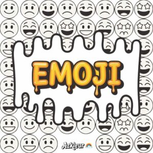 Emoji Coloring Pages