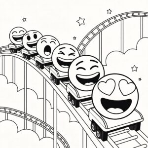 printable emoji coloring pages