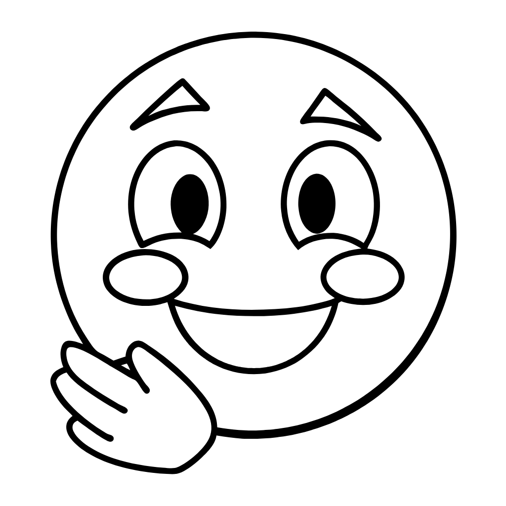 emoji printable coloring pages