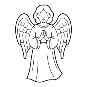 devel/angel coloring pages