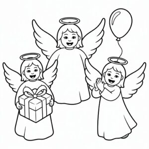 animedevel/angel coloring pages
