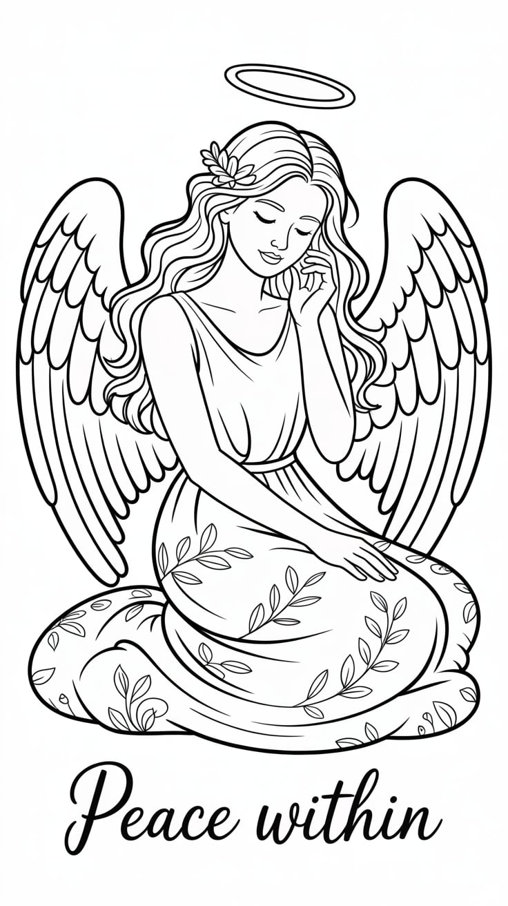 angel coloring sheets