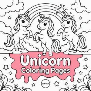 Unicorn Coloring Pages