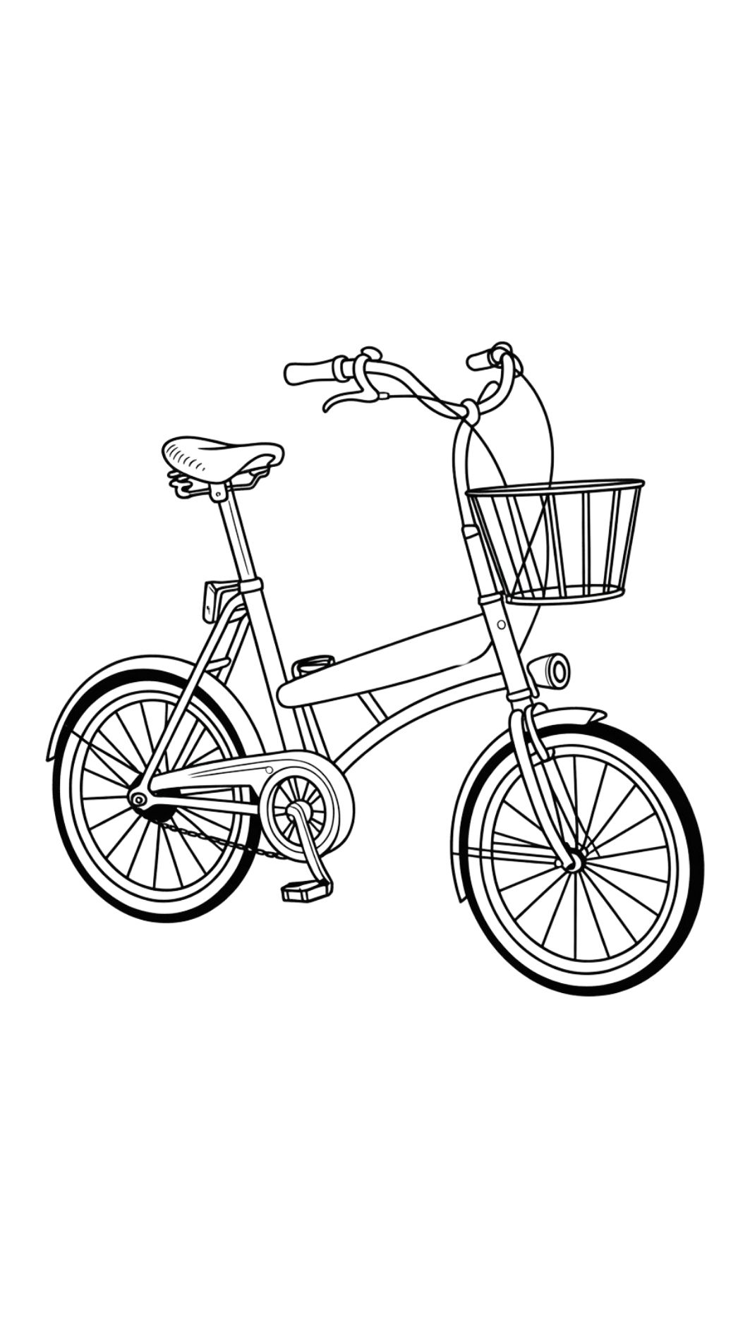 printable bike coloring pages