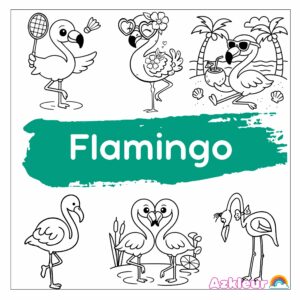 Flamingo Coloring Pages