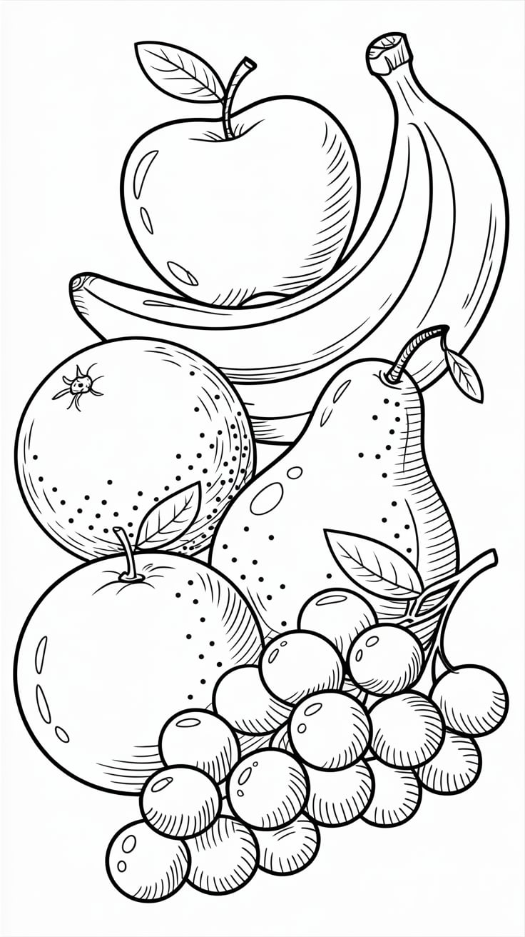 fruits of the spirit coloring page