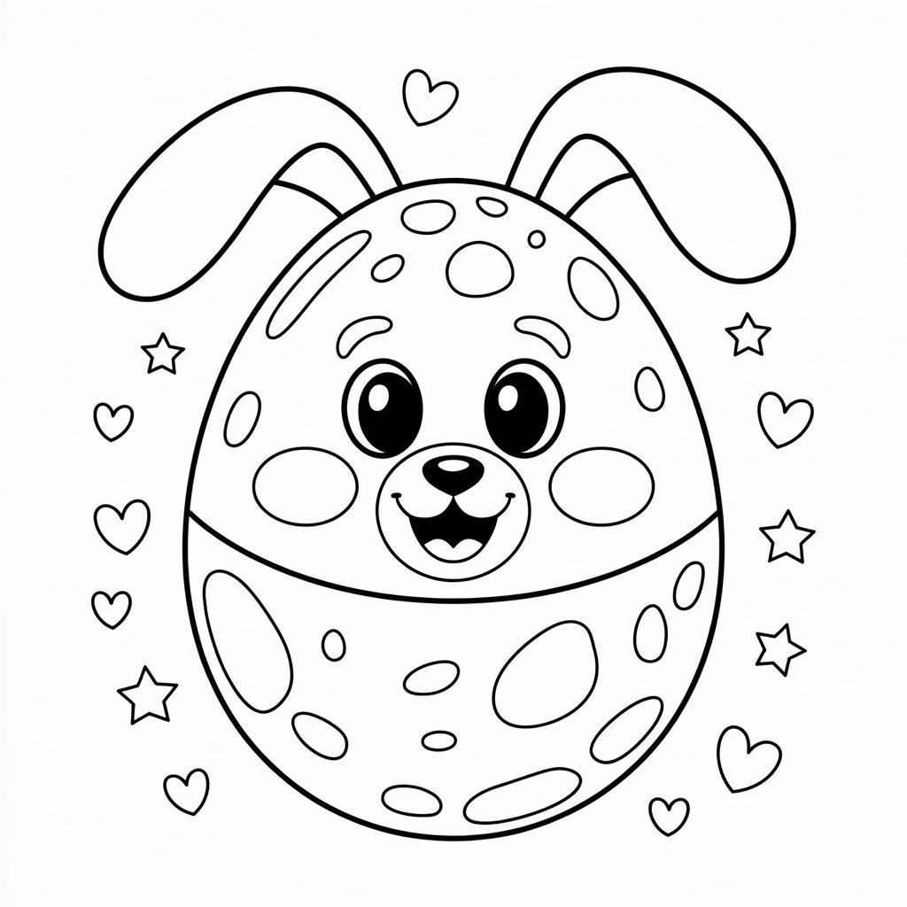 egg coloring page