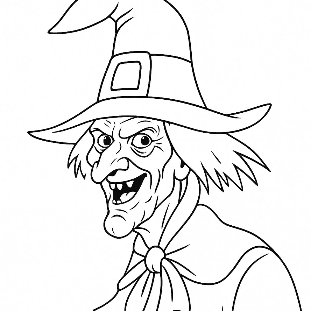 halloween coloring pages witch