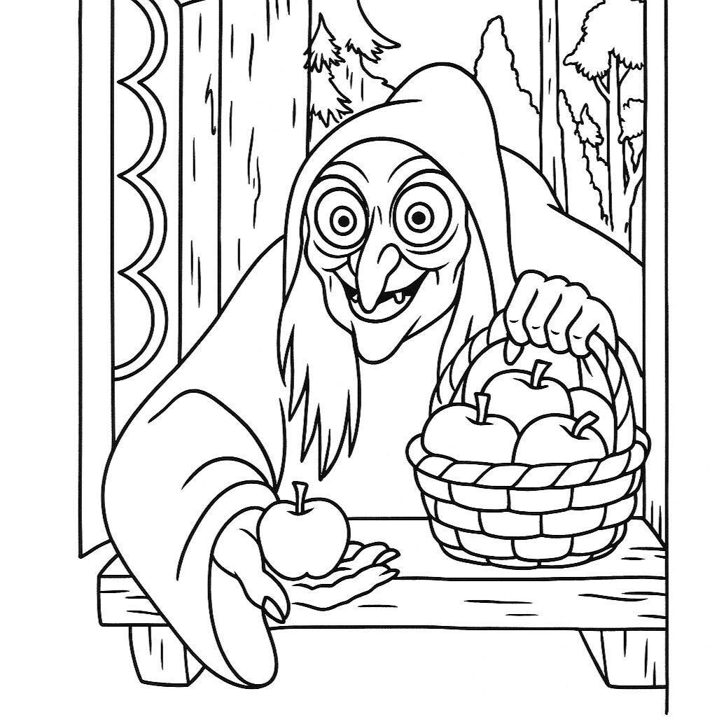 witch coloring pages for adults