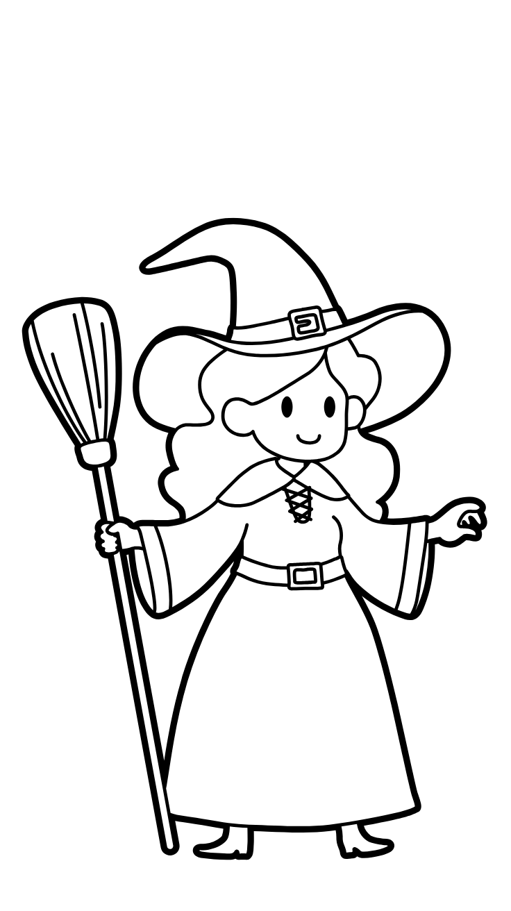 witch coloring book