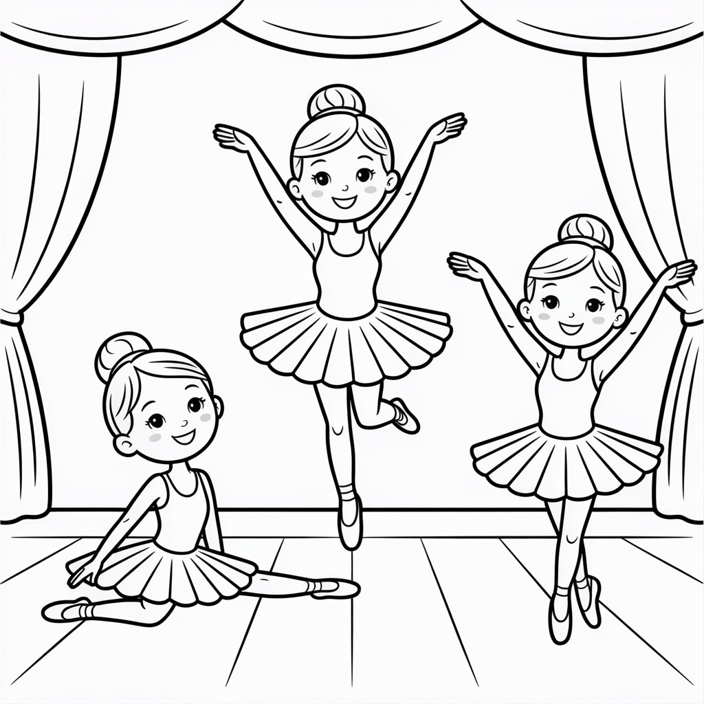 ballerina coloring sheets