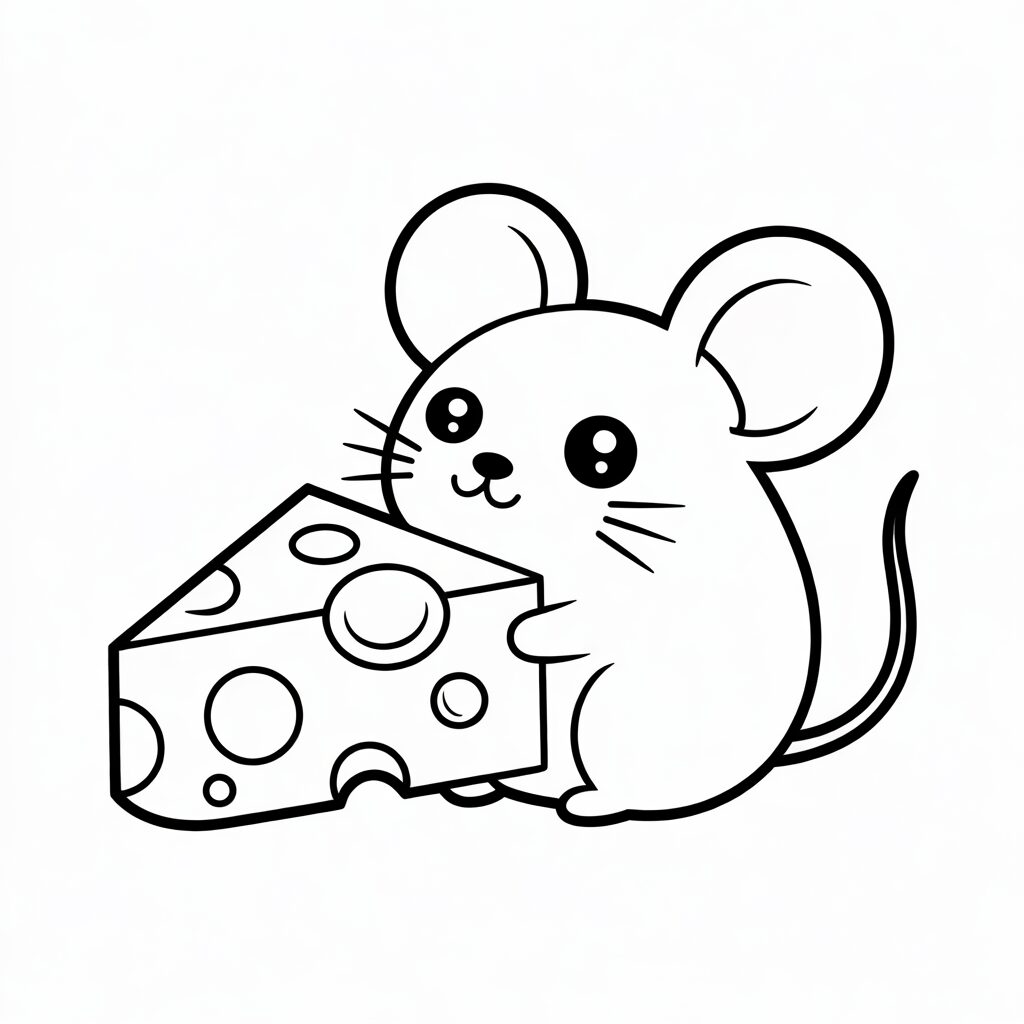 coloring pages mouse