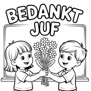 thank you coloring page printable