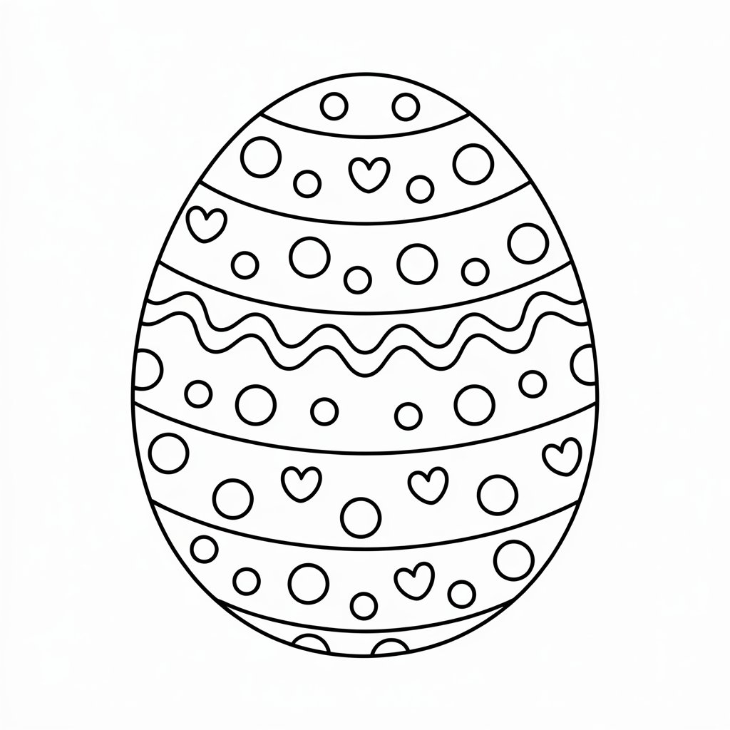 egg coloring pages