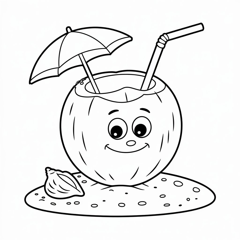 fruits coloring page