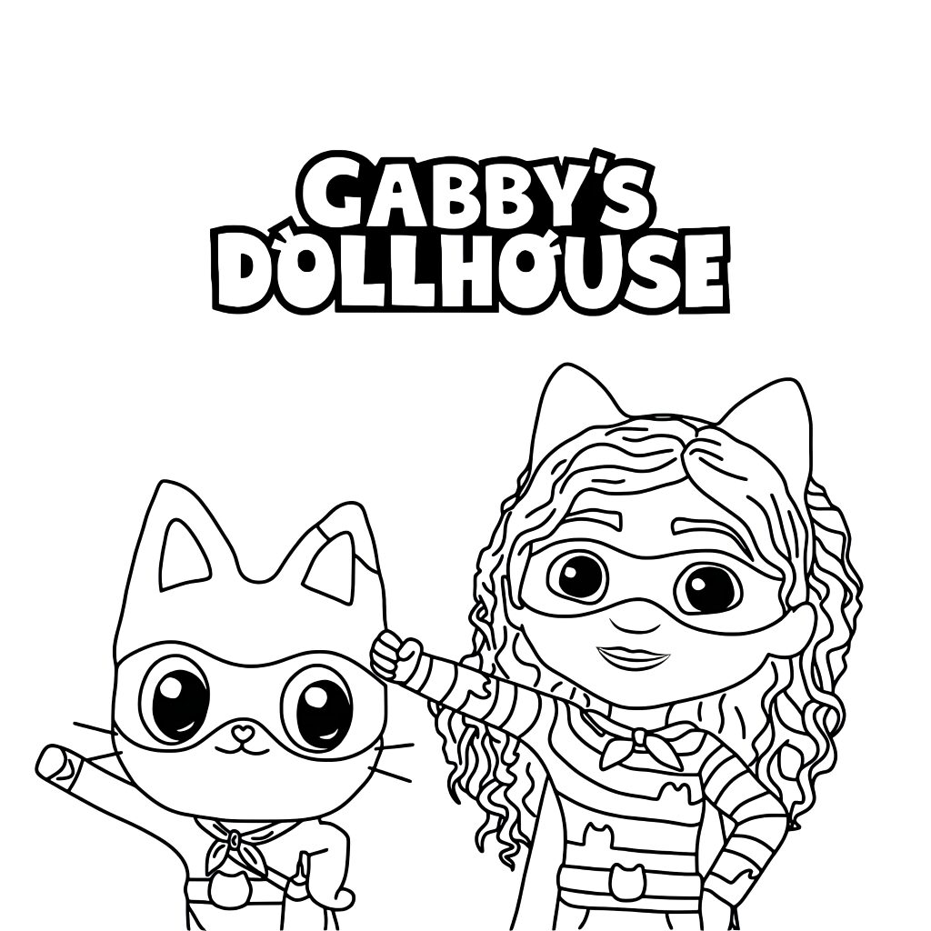 gabby coloring page
