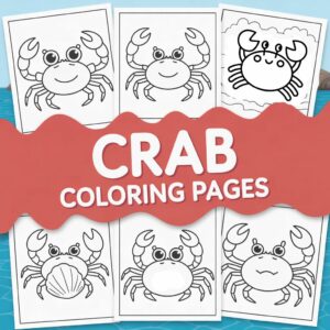 Crab Coloring Pages
