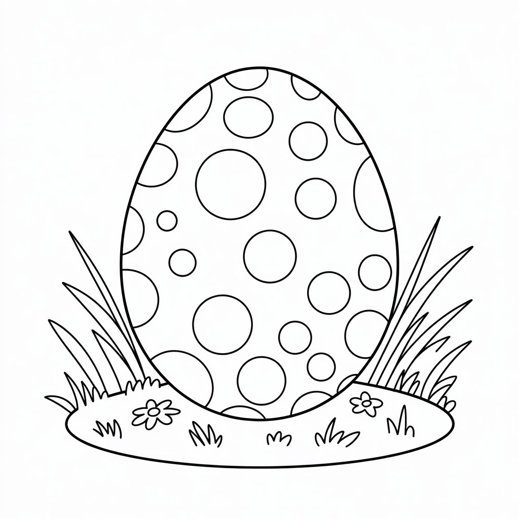 coloring pages of eggs