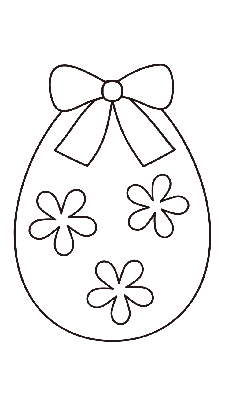 coloring page egg