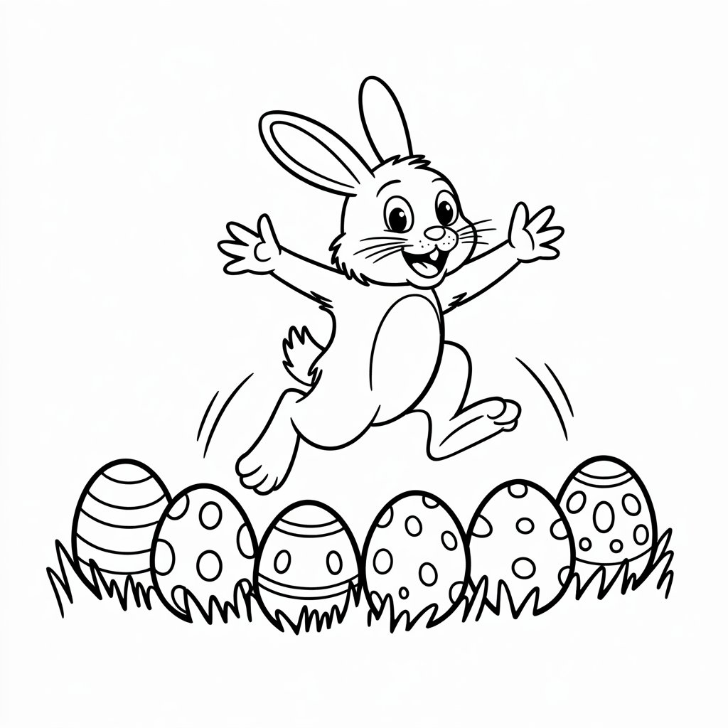 easter bunny coloring pages