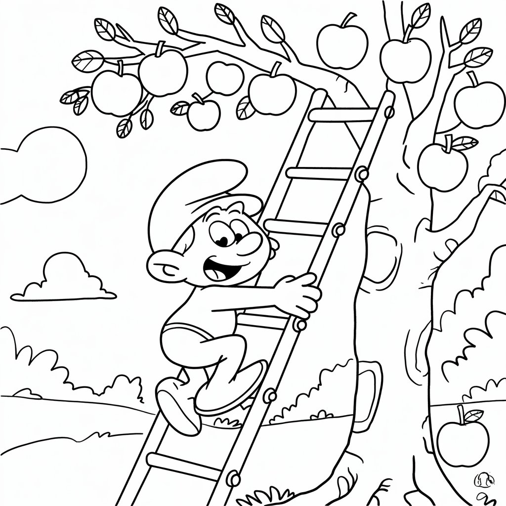 smurfs coloring book