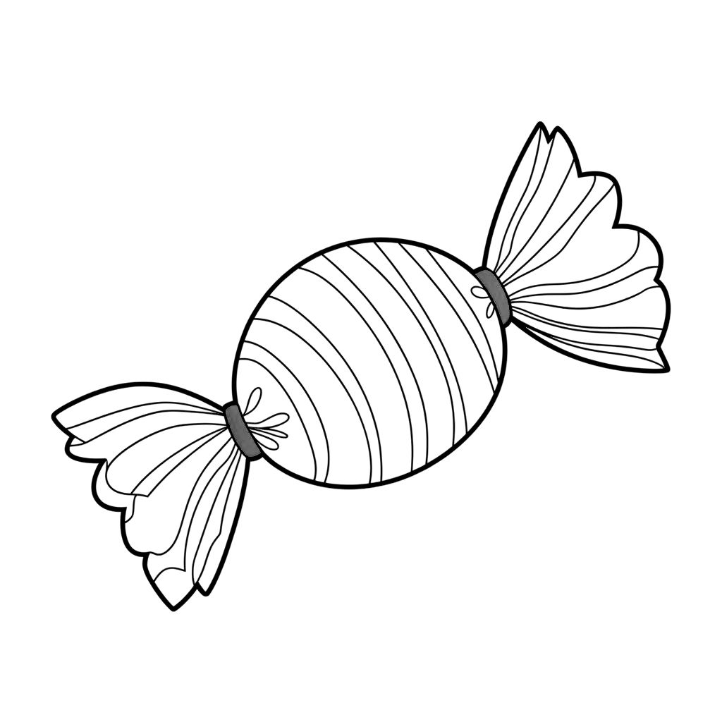 Candy Coloring Page Images