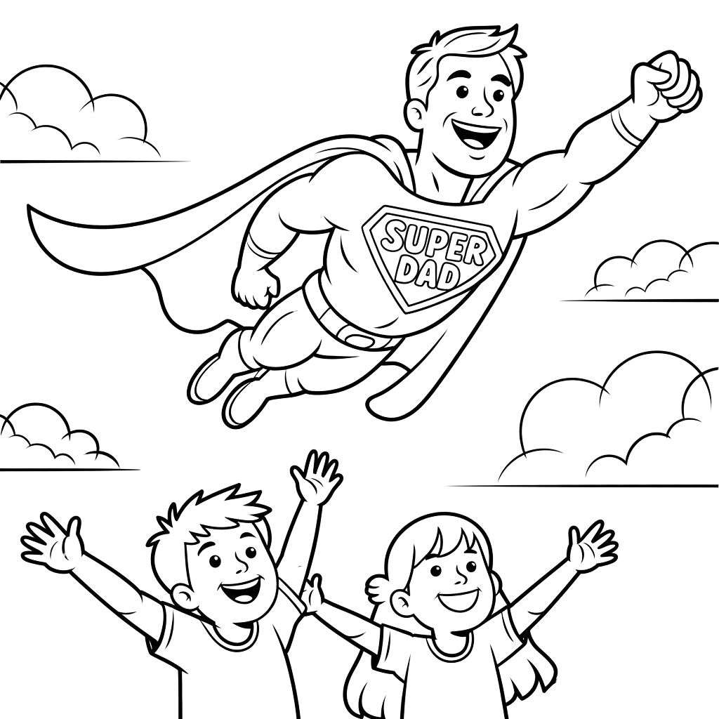 father's day coloring pages