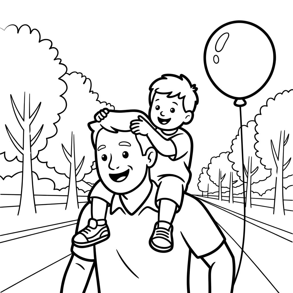 father's day printable coloring pages