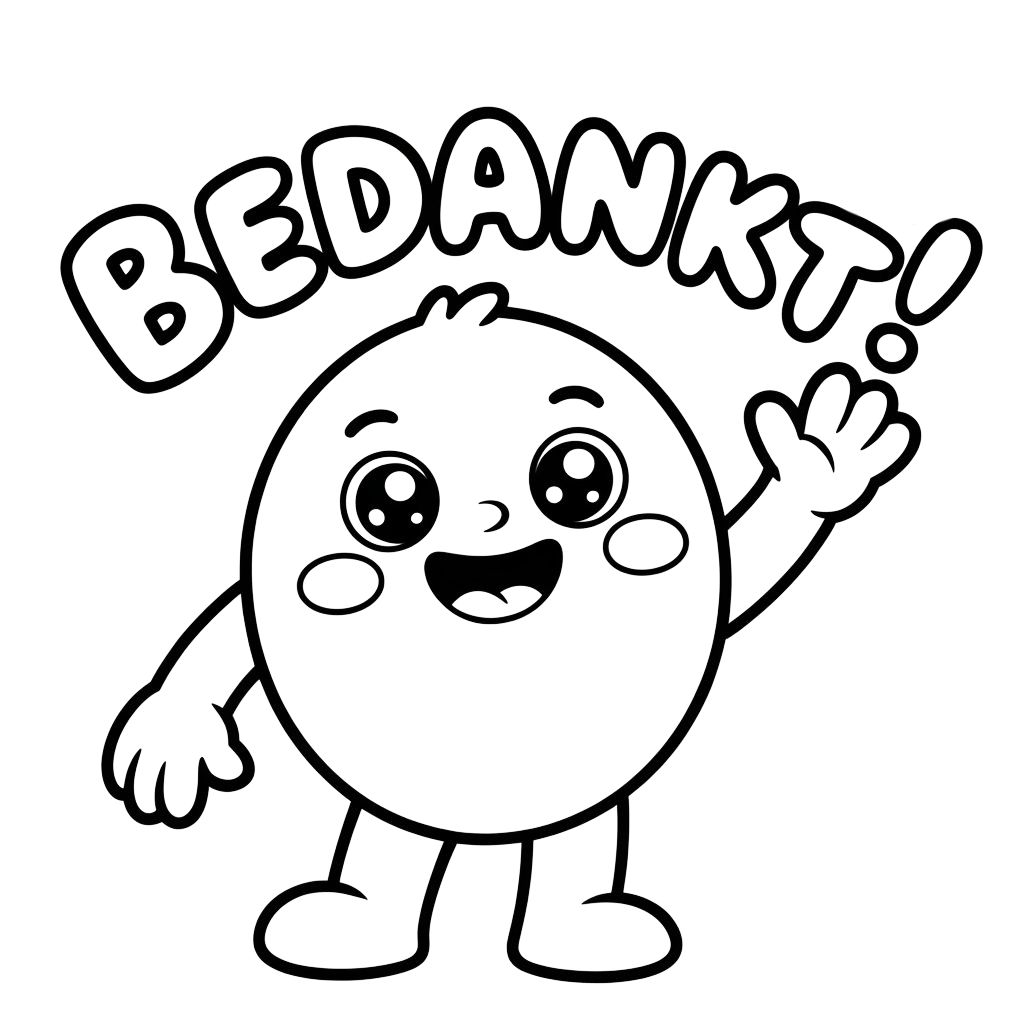 thank you coloring pages free