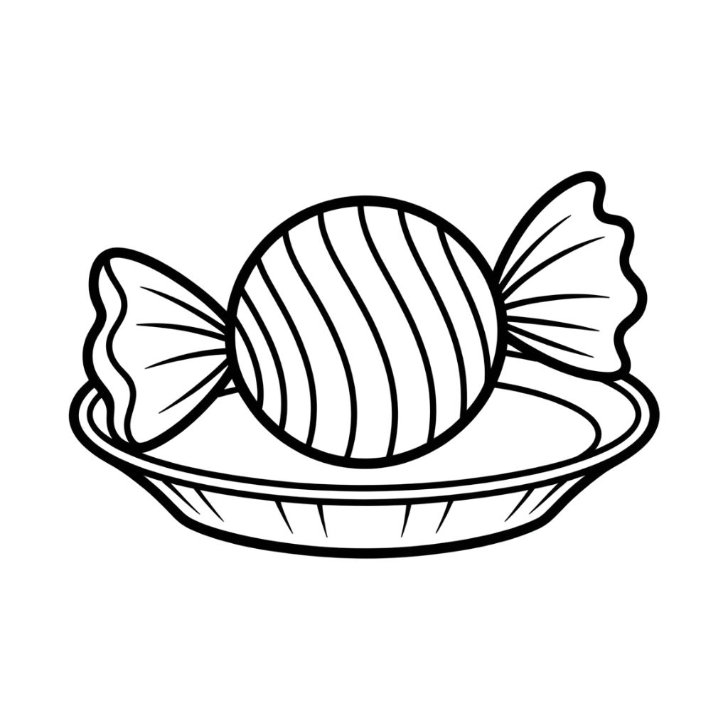 Free Printable Candy Coloring Pages