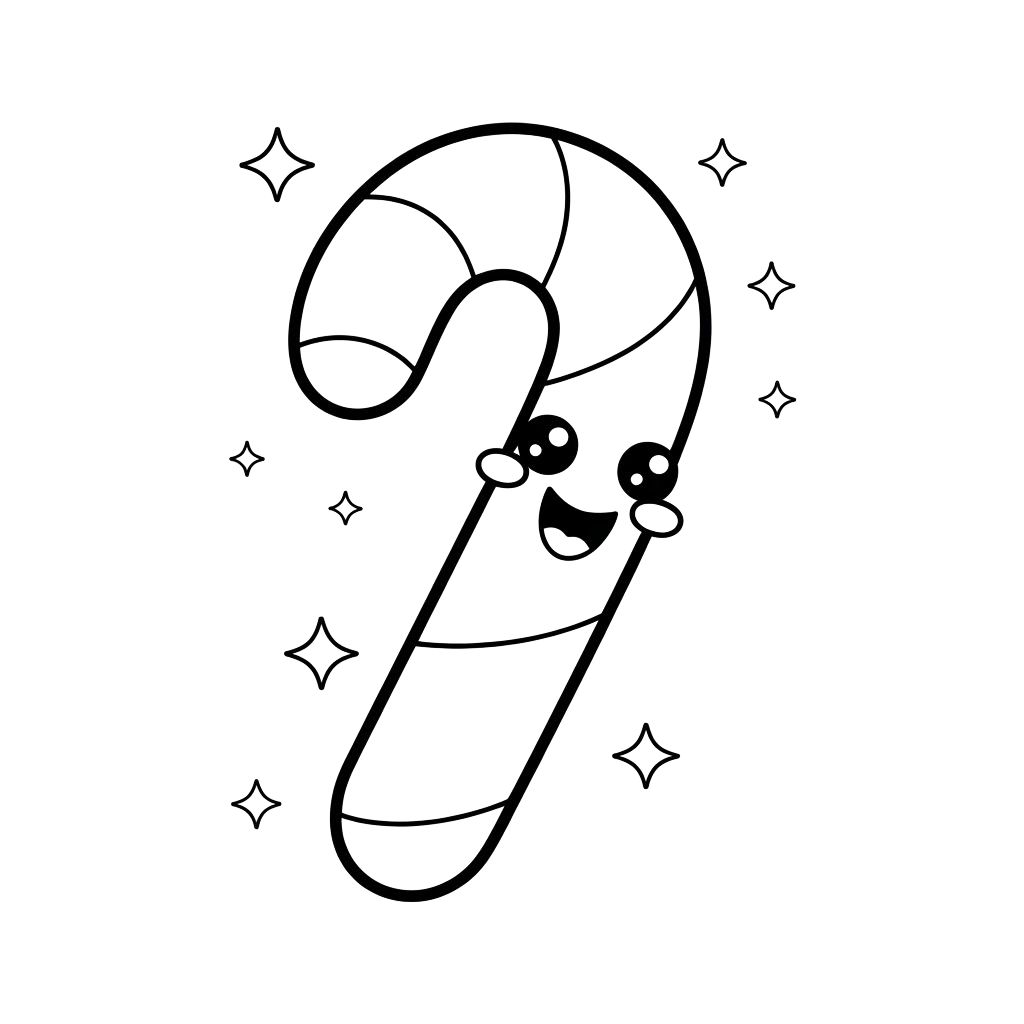 Candy Coloring Page stock illustrations