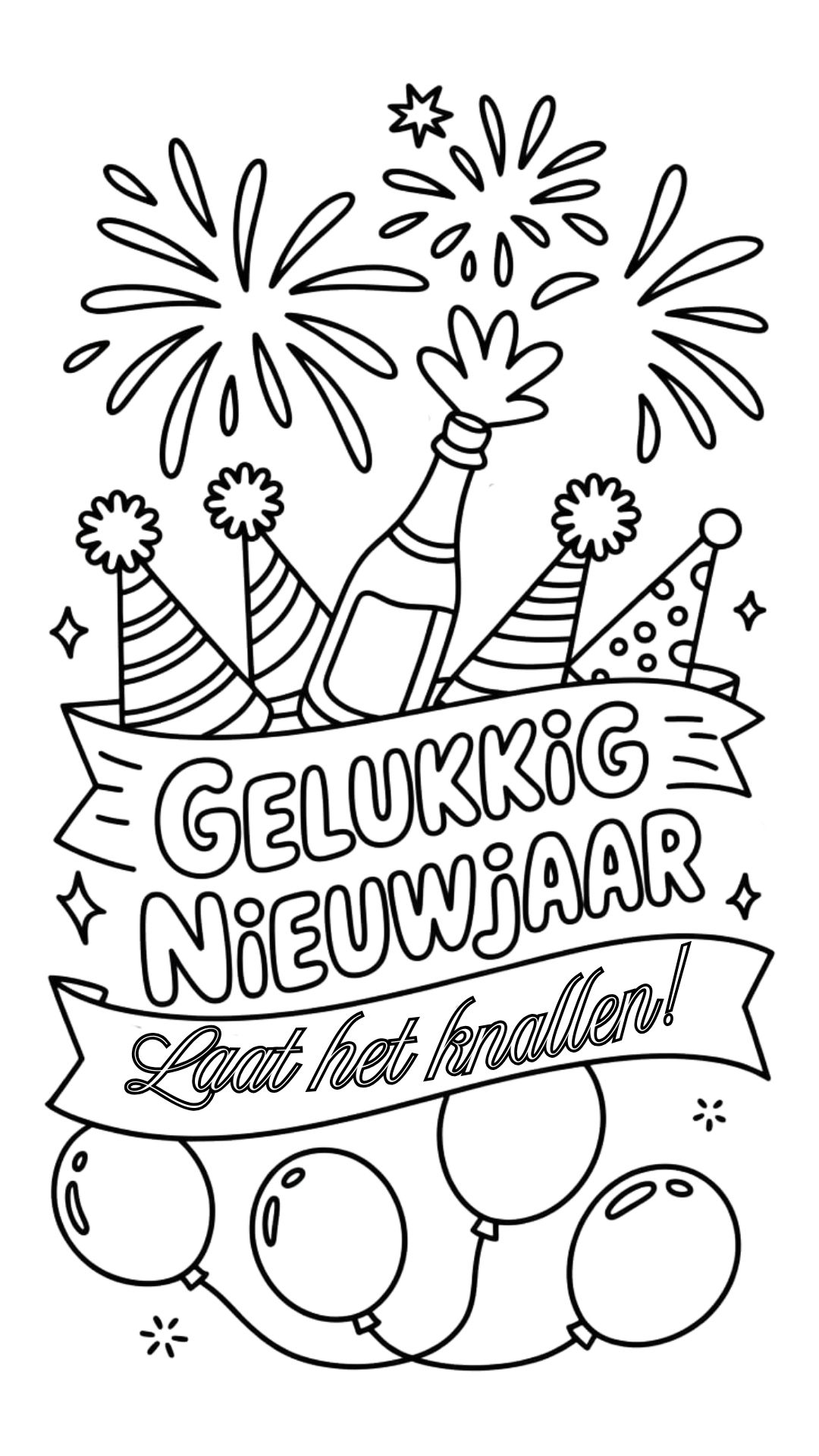 lunar new year coloring page