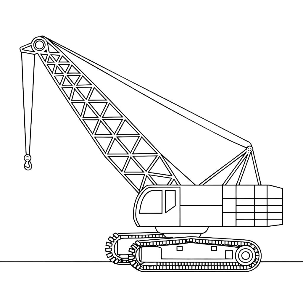 crane coloring pages