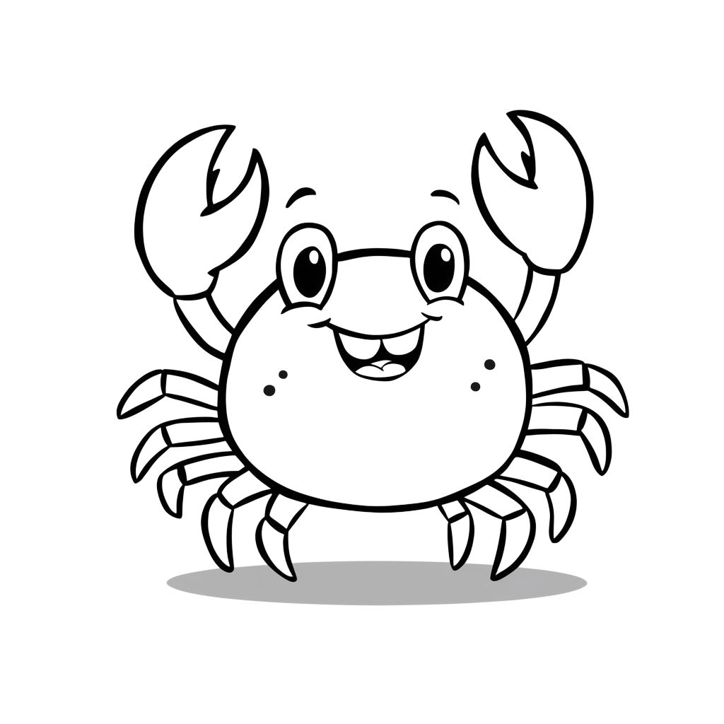 crab coloring pages