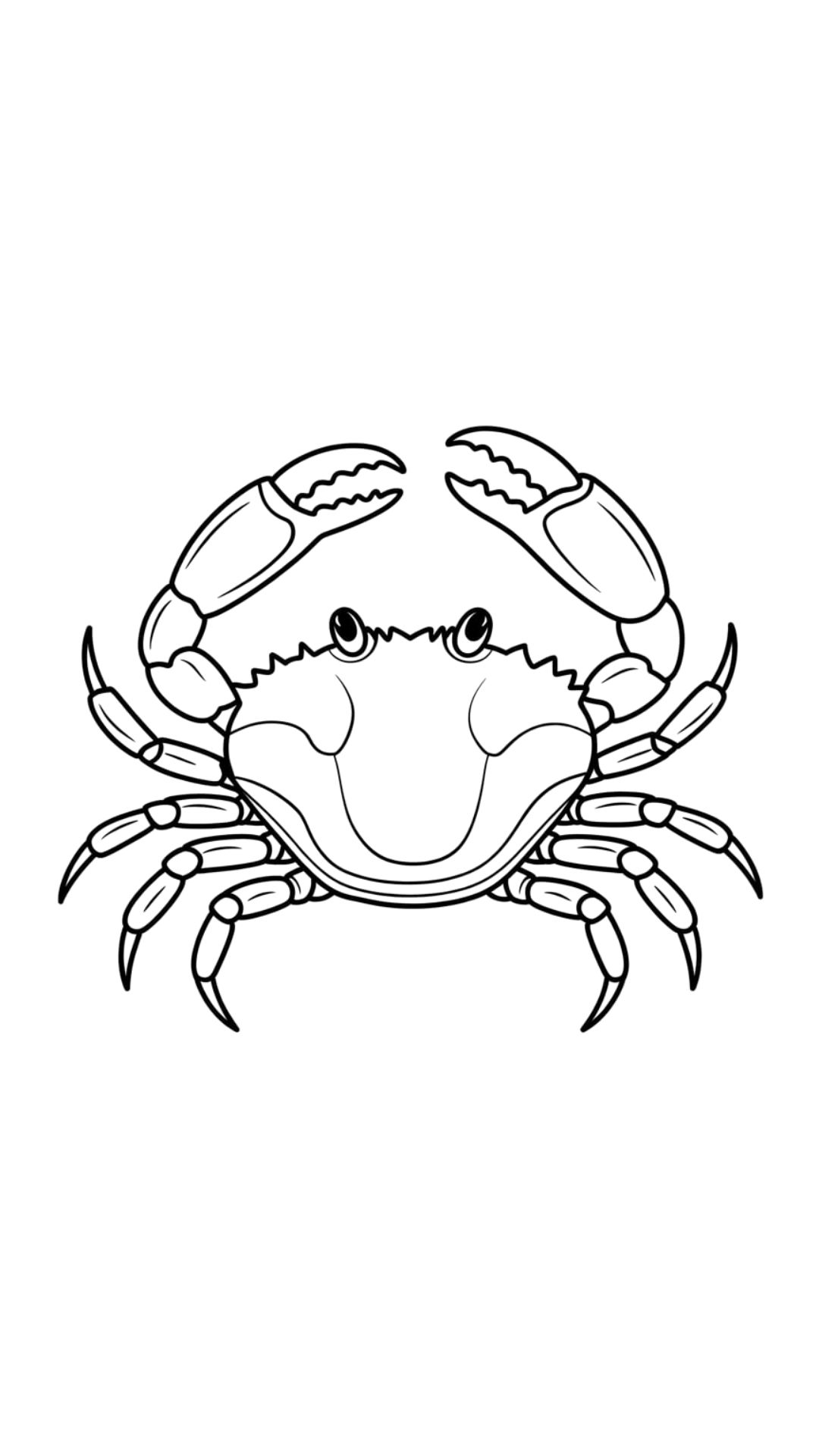 crabs coloring pages